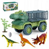 DUŻA CIĘŻĄRÓWKA DINOZAUR SAMOCHÓD T-REX TIR DINOZAURY TRANSPORT