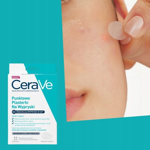 CeraVe Plasterki na niedoskonałości, 2x Żel myjący 236ml + GRATIS na Arena.pl