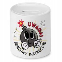 Dla Instruktora Skarbonka Na Urodziny Na Prezent Z Nadrukiem Ze Zdjęciem