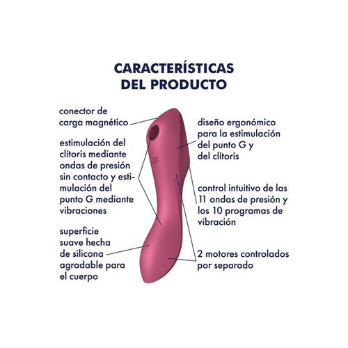 wielofunkcyjny wibrator curvy trinity 3 red satisfyer na Arena.pl