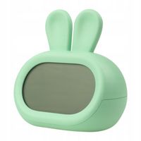 MARY'S LAMPKA BUDZIK KRÓLIK ZIELONY ZEGAR ELEKTRONICZNY USB 20731