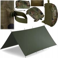 Płachta Biwakowa HELIKON SUPERTARP Polyester Ripstop Olive Green 3x3m
