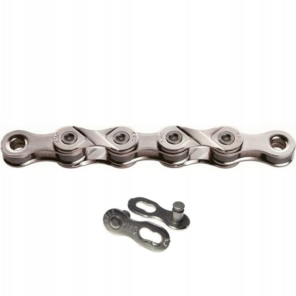 ŁAŃCUCH ROWEROWY KMC SILVER/GREY 8RZ. 114 OGNIW zdjęcie 3