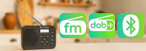 RADIO CYFROWE KUCHENNE BUDOWLANE PRZENOŚNE LCD BLUETOOTH DAB+ FM AUX na Arena.pl