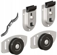 Komplet wózków do szafy kółka do drzwi przesuwnych