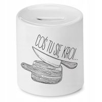 Skarbonka Dla Kucharza Coś Tu Sie Kroi Prezent Z Nadrukiem Ze Zdjęciem