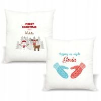 Poduszka z imieniem PREZENT TRZYMAJ SIĘ CIEPŁO