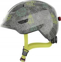 Kask rowerowy dziecięcy ABUS SMILEY 3.0 M 50-55 cm. LED Grey Space