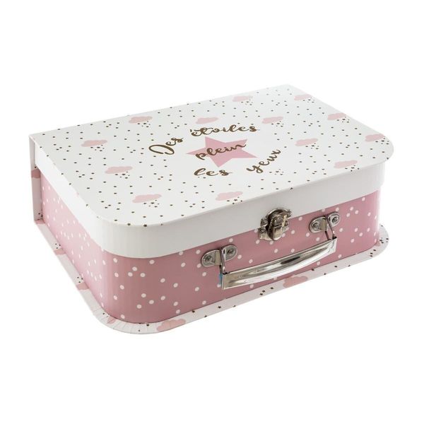 Zestaw 3 walizek różowe zdjęcie 4