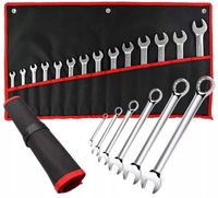 KLUCZE PŁASKO-OCZKOWE 8-24MM PŁASKIE ZESTAW 12 EL