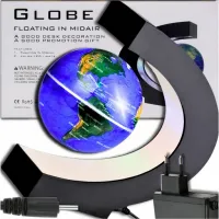 LEWITUJĄCY GLOBUS PODŚWIETLANY INTERAKTYWNY LAMPKA NA PREZENT