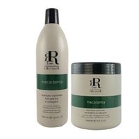 RR LINE Szampon + Maska do włosów MACADAMIA - 2x1000ml
