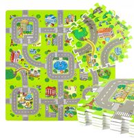 PUZZLE PIANKOWE MATA PIANKOWA MIASTO ULICE DROGI 9