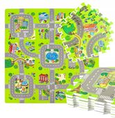 PUZZLE PIANKOWE MATA PIANKOWA MIASTO ULICE DROGI 9