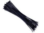 Opaski kablowe nylonowe 300x3,6 mm, czarne, 100 szt.