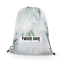 WORKO-PLECAK z Twoim imieniem Zamglone liście 018