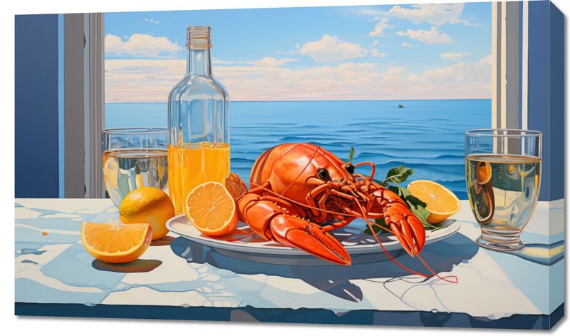 Obraz 100x60cm Homary Nie Do Pary zdjęcie 1