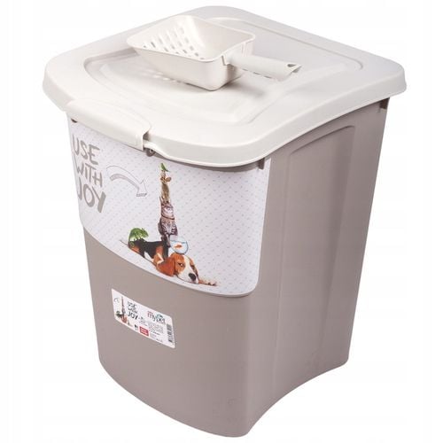 Pojemnik na karmę na kółkach Rotho ARCHIE 38L 18kg na Arena.pl