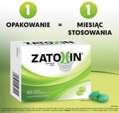 ZATOXIN tabletki, suplement diety, 60 tabletek