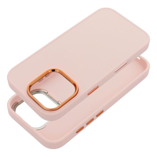 Futerał FRAME do IPHONE 16e (SE 4 2025) pudrowy róż zdjęcie 1