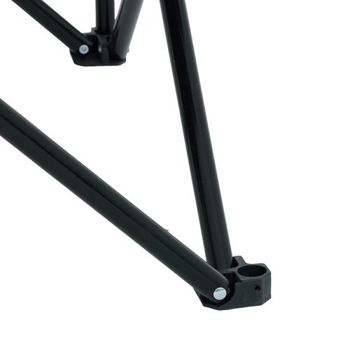 Fotel turystyczny FOTYN składany Czarno - Szary na Arena.pl