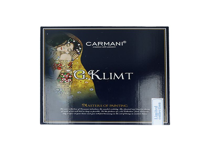 Zegar ścienny - G. Klimt, Pocałunek (CARMANI) zdjęcie 4