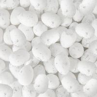 Dekoracyjne wielkanocne jajeczka mini styropianowe, białe