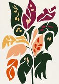 Plakat 70x100cm Kwiatorośl Minimalistyczny , Wnętrza Styl Skandynawski, Boh