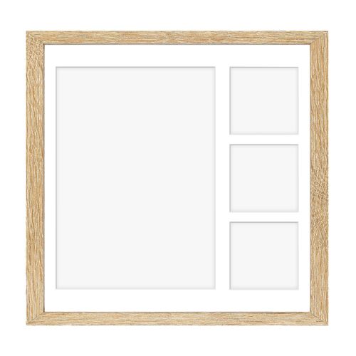 Ramka na 4 zdjęcia Hekla 40x40x4 MDF galeria sonoma jasna 1szt. na Arena.pl