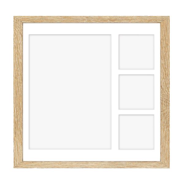 Ramka na 4 zdjęcia Hekla 40x40x4 MDF galeria sonoma jasna 1szt. zdjęcie 2