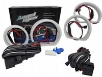 Cotton White Ringi LED BMW E83 X3 E87 E60 E61 E90 E91 Białe Dzienne mocne