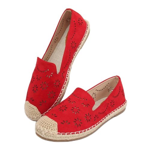 Espadryle ażurowe czerwone 9023 Red r.41 na Arena.pl