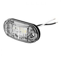 LAMPA OBOWYROWA LED IP67 250LM 6000K 12-24V ABS+PC BIAŁY