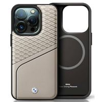 BMW BMHMP16L23RDCLG iPhone 16 Pro 6.3" szary/grey hardcase Sign Leather