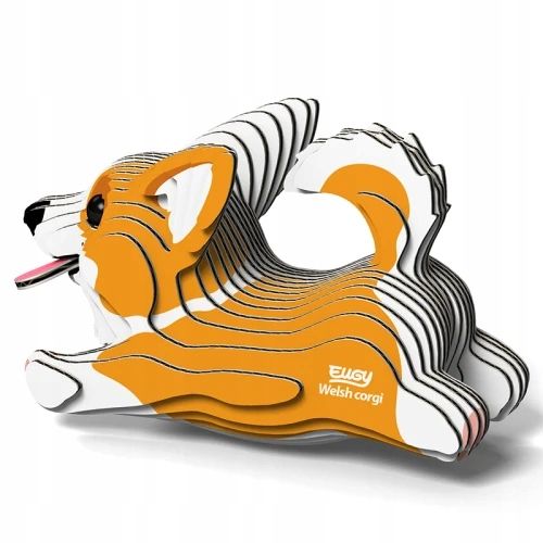 Pies Corgi - Eko Układanka 3D - Eugy zdjęcie 7