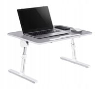 Elegancki Stolik PODSTAWKA STOJAK pod LAPTOPA Regulacja Wysokości Duży Blat