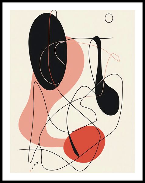 Plakat 50x65cm Wibracje Abstrakcji zdjęcie 3