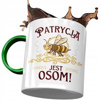 Kubek Zielony Dla Patrycji Koleżanki Żony Prezent Z Nadrukiem Ze Zdjęciem