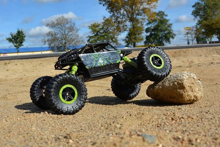 SAMOCHÓD RC ROCK CRAWLER 4x4 DWA SILNIKI AUTO TERENOWY zdjęcie 10