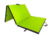 Materac gimnastyczny składany UNDERFIT 195 x 100 x 5 cm miękki seledynowy