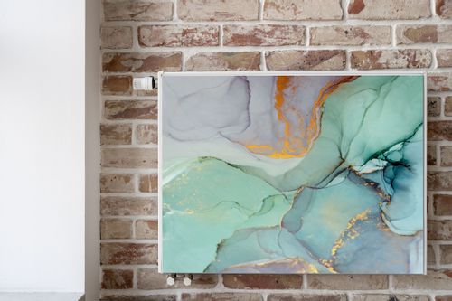 Mata MAGNETYCZNA Grzejnika Marmur Pastele Abstrakcja 100cm x 60cm na Arena.pl