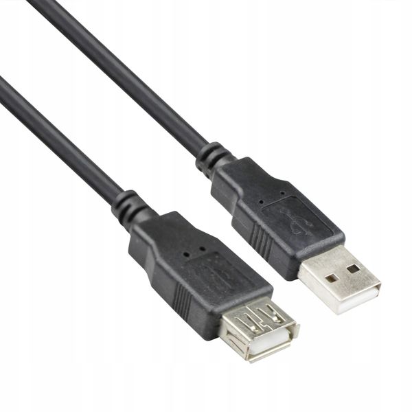 Przedłużacz Kabel USB 2.0 AM-AF 3 M MĘSKO-ŻEŃSKI zdjęcie 1