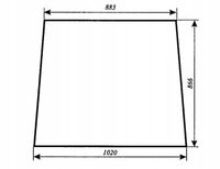 szyba Przednia do ciągnika T25 A Władimirec kabina czeska