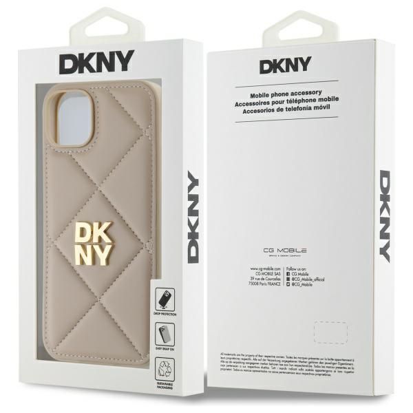 Etui DKNY do iPhone 15 Plus, Beżowy zdjęcie 8
