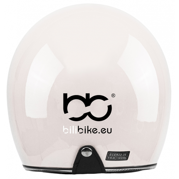 Kask na skuter motocyklowy otwarty z daszkiem BB 588 -przeźroczysta blenda XL biały zdjęcie 10