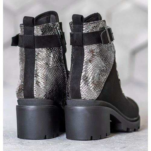 Sznurowane Botki Snake Print r.41 na Arena.pl