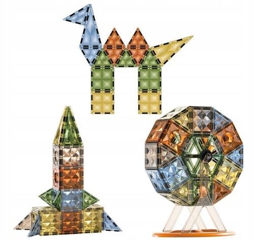 KLOCKI MAGNETYCZNE KLOCKI KONSTRUKCYJNE PANELE 100 EL na Arena.pl