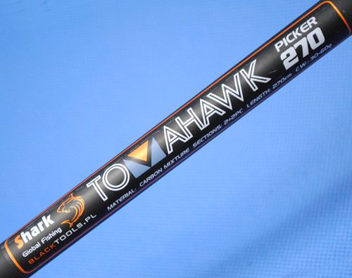 PICKER TOMAHAWK 2,7m 30-60g 2+2 SHARK WĘGLOWY na Arena.pl