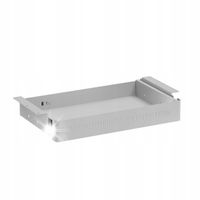 Szuflada podbiurkowa podblatowa +porty USB 8kg 48x26 cm Spacetronik szara