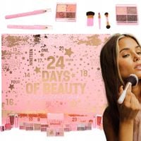 KALENDARZ ADWENTOWY MAKEUP Q-KI Z KOSMETYKAMI NA ŚWIĘTA ZESTAW DAMSKI